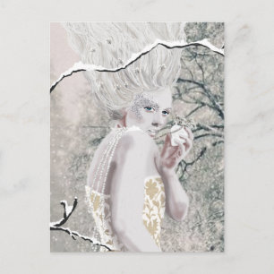 De sneeuwkoningin briefkaart