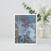 De sneeuwkoningin van Edmund Dulac Briefkaart (Staand voorkant)