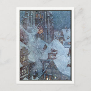 De sneeuwkoningin van Edmund Dulac Briefkaart