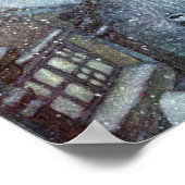 De sneeuwkoningin van Edmund Dulac Poster (Hoek)