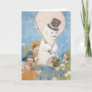 De Sneeuwman door E. Dorothy Rees Feestdagen Kaart