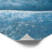 De Sneeuwman peddelt op de boot Poster (Hoek)