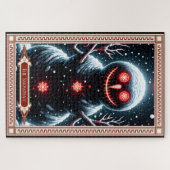 De Sneeuwman Tarot Kaart Legpuzzel (Horizontaal)