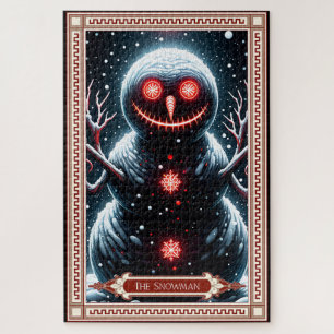 De Sneeuwman Tarot Kaart Legpuzzel