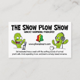 De sneeuwploeg Show Visitekaartjes