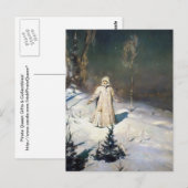 De sneeuwpop Fantastische kunst Briefkaart (Voorkant / Achterkant)