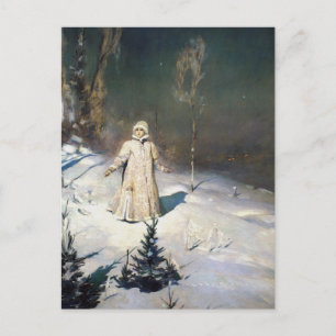 De sneeuwpop Fantastische kunst Briefkaart
