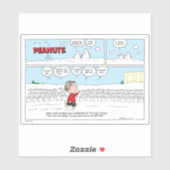 De sneeuwpoppen verwelkomen Linus Sticker (Vel)
