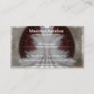 De Sneeuwvlok van de Vleugels van de engel Visitekaartje