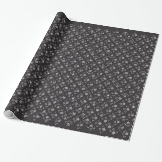 De Sneeuwvlokken van de schedel Cadeaupapier (Uitgerold)
