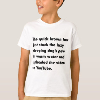 De Snelbruine Vos Zit Vast... Pangram T-Shirt