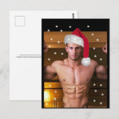 De snelste Hunks op de planeet! Kerstkerstman Briefkaart (Voorkant / Achterkant)