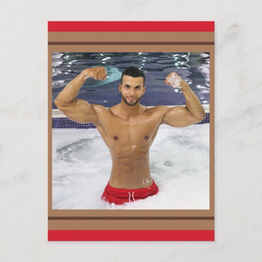 De snelste Hunks op de planeet! Tijd voor gelijkhe Briefkaart (Voorkant)