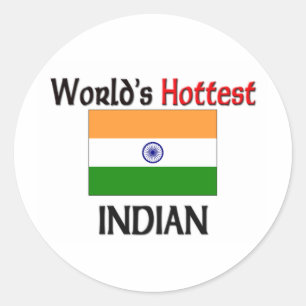 De snelste Indiaan ter wereld Ronde Sticker