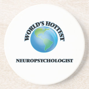 De snelste neuropsycholoog ter wereld zandsteen onderzetter