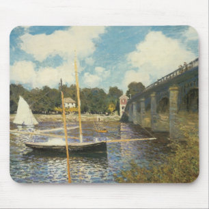 De snelwegbrug bij Argenteuil door Claude Monet Muismat