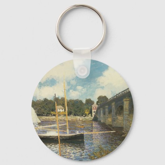 De snelwegbrug bij Argenteuil van Claude Monet Sleutelhanger (Voorkant)