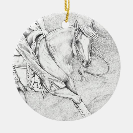 De snijder keramisch ornament (Voorkant)