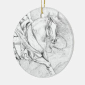 De snijder keramisch ornament (Links)