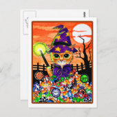 De snoepjes spellen briefkaart (Voorkant / Achterkant)