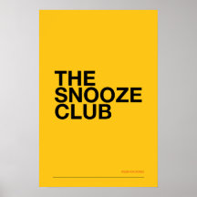 DE SNOOZE CLUB – Slaapkamer Muur Kunst