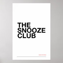 DE SNOOZE CLUB – Slaapkamer Muur Kunst