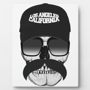 De snor Californië van de schedel Fotoplaat
