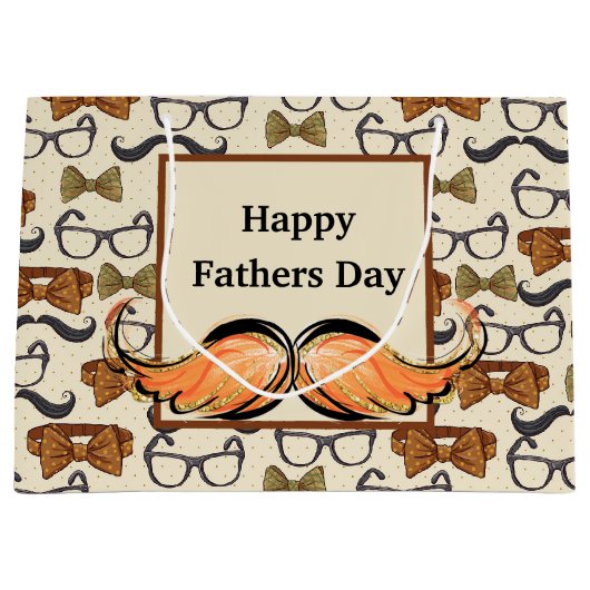 De snor groot cadeauzakje (Voorkant)