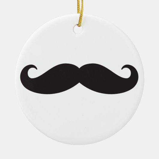 De snor keramisch ornament (Voorkant)