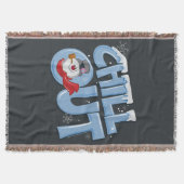 De Snowman™ bevuilen | Chill-out Deken (Voorkant)