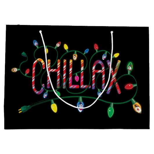 De Snowman™ bevuilen | "Chillax"-vakantielichten Groot Cadeauzakje (Achterkant)