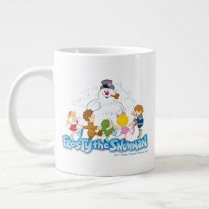 De Snowman™ bevuilen   Frosty & Children Pspelen Extra Grote Beker