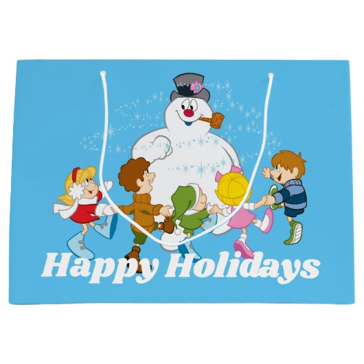 De Snowman™ bevuilen | Frosty & Children Pspelen Groot Cadeauzakje (Voorkant)