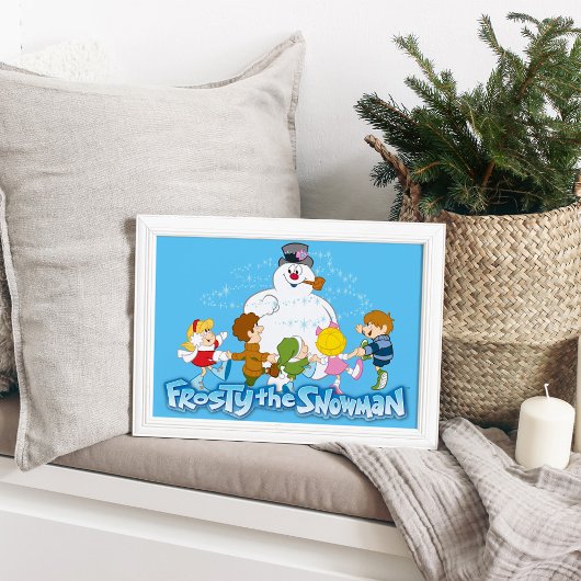 De Snowman™ bevuilen | Frosty & Children Pspelen Poster