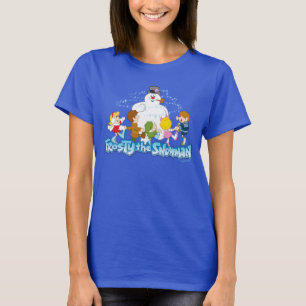 De Snowman™ bevuilen Frosty & Children Pspelen T-shirt