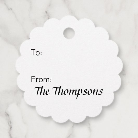 De Snowman™ bevuilen | Frosty Holiday Wreath Bedankjes Labels (Achterkant)