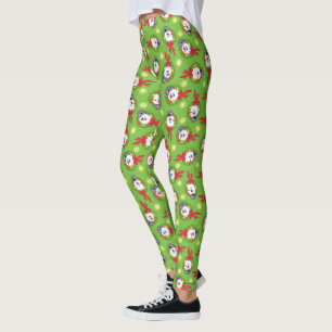 De Snowman™ bevuilen Frosty Holiday Wreath Leggings