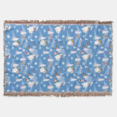 De Snowman™ bevuilen | Frosty & Karen Winter Fun Deken (Voorkant)