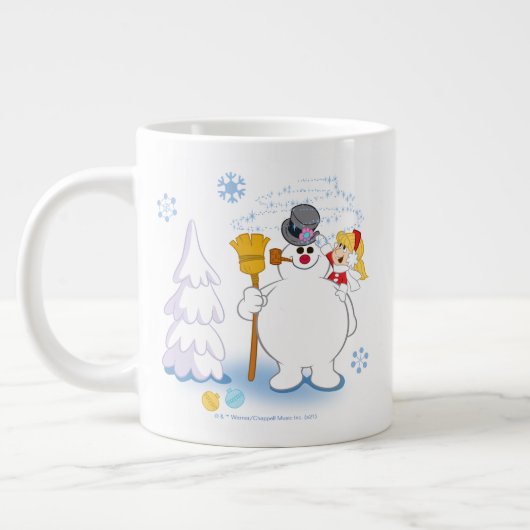 De Snowman™ bevuilen | Frosty & Karen Winter Fun Extra Grote Beker (Links)
