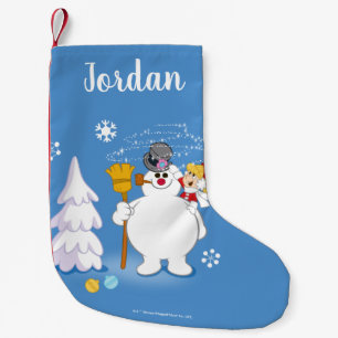 De Snowman™ bevuilen   Frosty & Karen Winter Fun Kleine Kerstsok