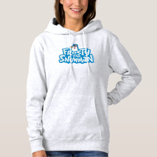 De Snowman™ bevuilen | Frosty Stapelde Logo Hoodie