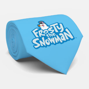 De Snowman™ bevuilen   Frosty Stapelde Logo Stropdas