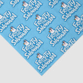 De Snowman™ bevuilen | Frosty Stapelde Logo Tissuepapier (Detail)