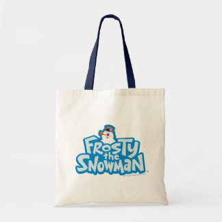 De Snowman™ bevuilen | Frosty Stapelde Logo Tote Bag
