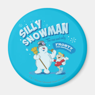 De Snowman™ bevuilen "Gekke Snowman" Magneet