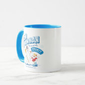 De Snowman™ bevuilen | "Gekke Snowman" Mok (Voorkant links)