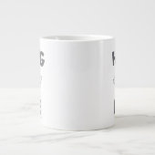 De Snowman™ bevuilen | Hug Me Extra Grote Beker (Voorkant)