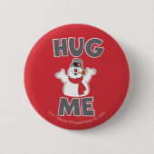 De Snowman™ bevuilen | Hug Me Ronde Button 5,7 Cm (Voorkant)