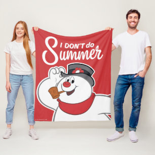 De Snowman™ bevuilen   Ik doe geen zomer Fleece Deken