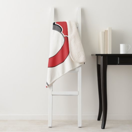 De Snowman™ bevuilen | Ik doe geen zomer Sherpa Deken (In situ)